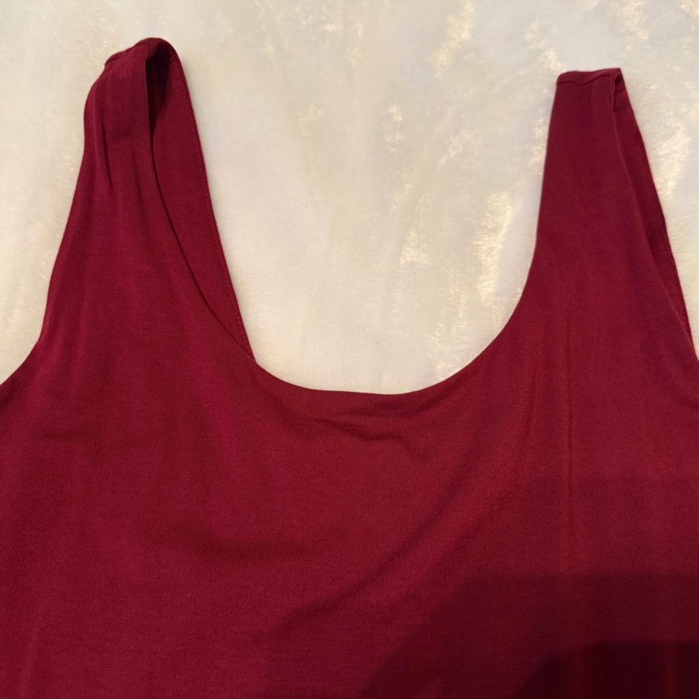 Bar III Burgundy Sleeveless Dress - Picture 8 of 11